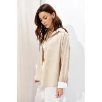 Блузка Люше 4352 бежевый