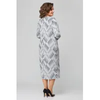 Платье Орхидея Люкс 1371 серый