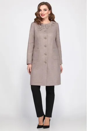 Пальто Matini 2867 бежевый меланж