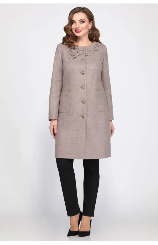 Пальто Matini 2867 бежевый меланж