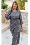 Платье Vittoria Queen 27103 меланж серый