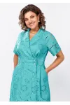 Платье Mira Fashion 5539-6 бирюза