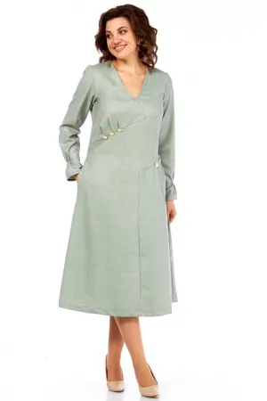 Платье Celentano 5072 приглушенный шалфейный