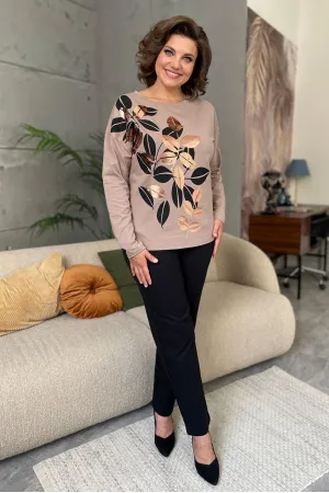 Кофта Rumoda 2145 дл. капучино