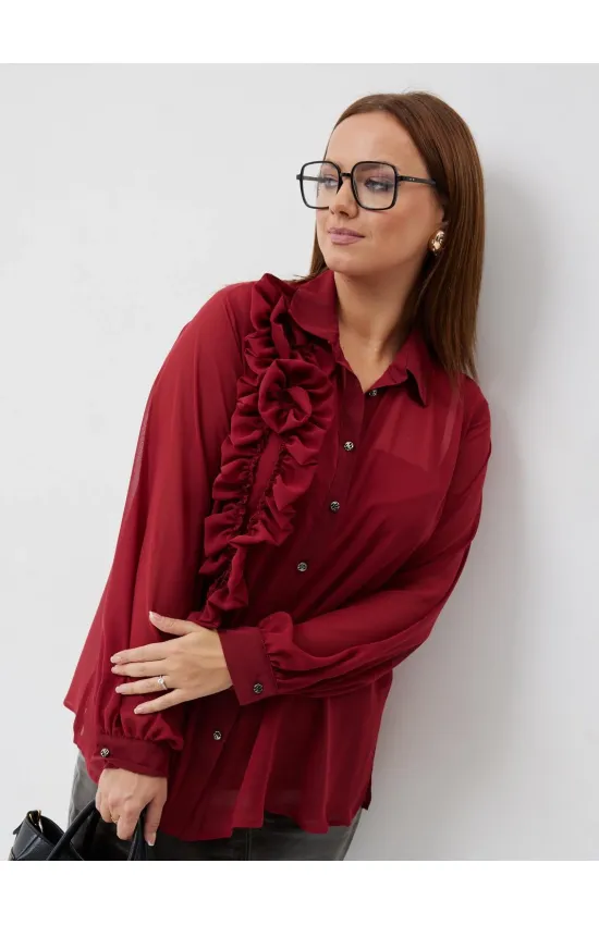 Блузка Condra Deluxe 16300 бордовый