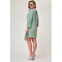 Платье Taita Plus 2220/1 серо-голубой