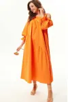 Платье Mislana С937 оранжевый