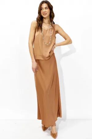 Юбка Люше 4339 коричневый