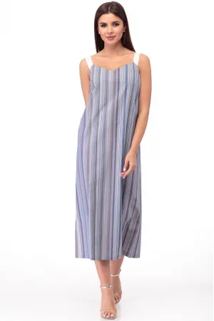 Платье Anelli 719 синий