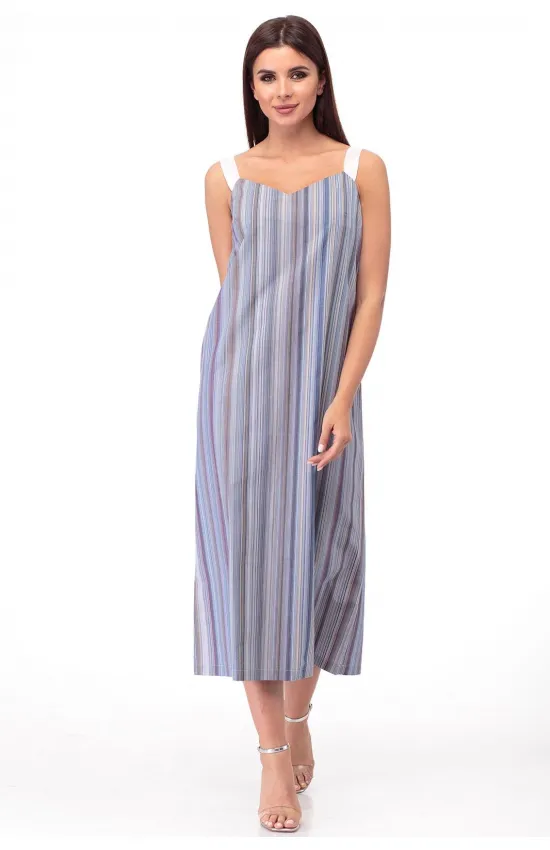 Платье Anelli 719 синий