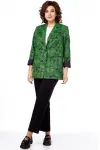 Пиджак Lady Style Classic 3061 Зеленый с черным