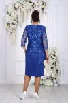Платье Ninele 6153 Васильковый Платье Ninele 6153 Васильковый