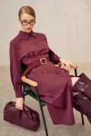 Платье Lokka 1679 бордовый