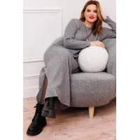 Платье Anastasia 1175-1 серый