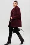 Пальто Mislana 1148 бордовый Пальто Mislana 1148 бордовый