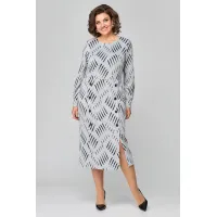 Платье Орхидея Люкс 1371 серый