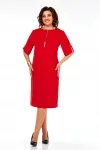 Платье Ольга Стиль С984 красный