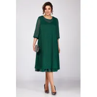 Платье Algranda 3814-B изумрудный