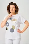 Блузка Rumoda 2239 к.р. белый