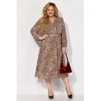 Платье Algranda 4032-1 бежевый