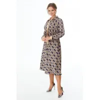 Платье Condra Deluxe 2402 синий-золотой