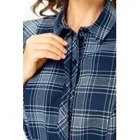 Платье Дали 5520.1 синяя клетка