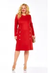Платье Элль-Стиль 2443/1 красный Платье Элль-Стиль 2443/1 красный
