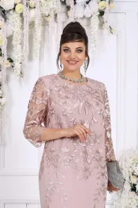 Платье Ninele 6153 Пудра