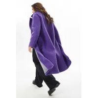 Пальто Mislana 854-1 фиолетовый