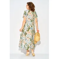 Платье Лилиана 1530 оттенки зеленого