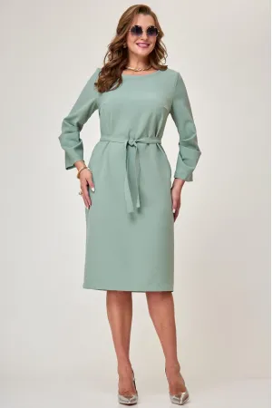 Платье Taita Plus 2222/1 серо-голубой