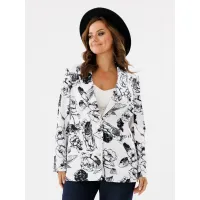 Пиджак Condra Deluxe 15100 белый-черный Пиджак Condra Deluxe 15100 белый-черный