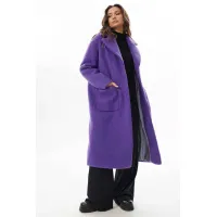 Пальто Mislana 854-1 фиолетовый