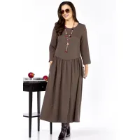 Платье Taita Plus 2524-1 капучино Платье Taita Plus 2524-1 капучино