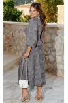 Платье Vittoria Queen 27103 меланж серый
