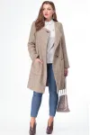Пальто Anelli 336 бежевый