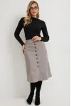 Юбка Mirolia 1263 коричнева ёлочка