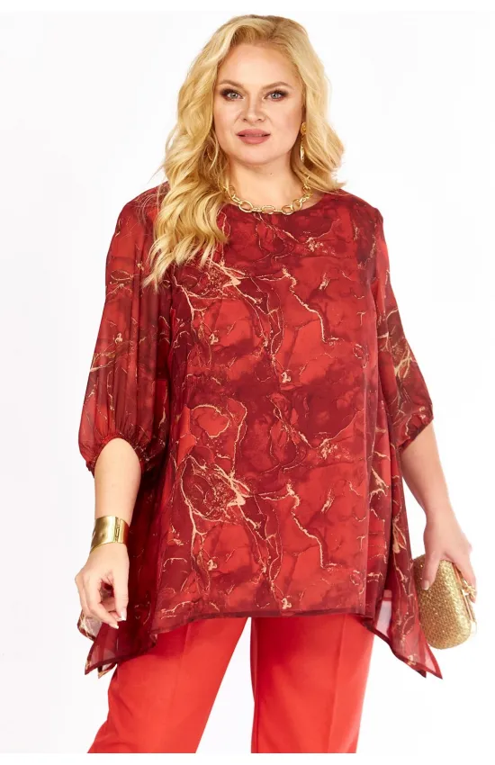 Блузка Элль-Стиль 2263/13 а красный