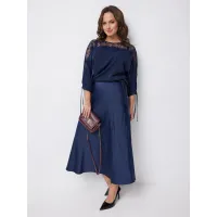 Блузка Condra Deluxe 16297 синий