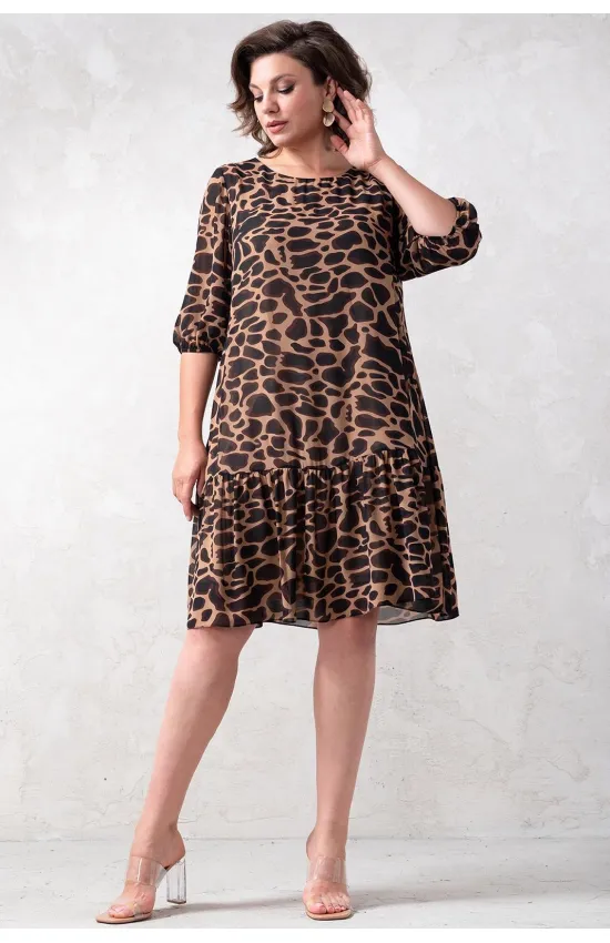 Платье Avanti 1590 черный/коричневый