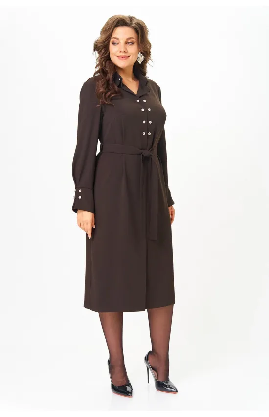 Платье Anastasia Mak 1296 коричневый