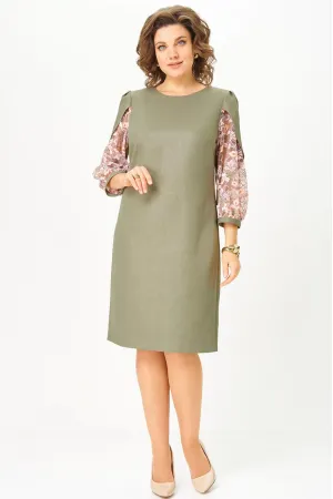 Платье Lady Style Classic 3062 Оливковый
