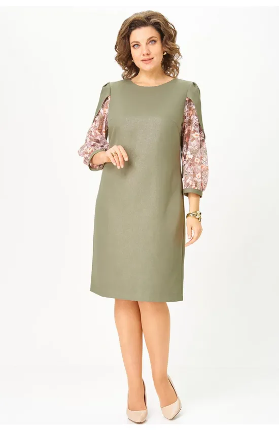 Платье Lady Style Classic 3062 Оливковый