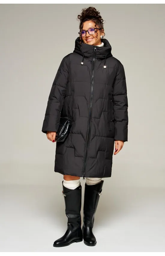 Пальто Beautiful & Free 8018 черный