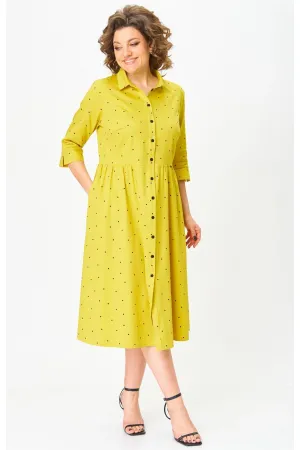 Платье Белэльстиль 811-233 желто-черный