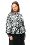 Кофта T&n 7724 серый дизайн «сердечки»