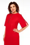 Платье Ольга Стиль С984 красный