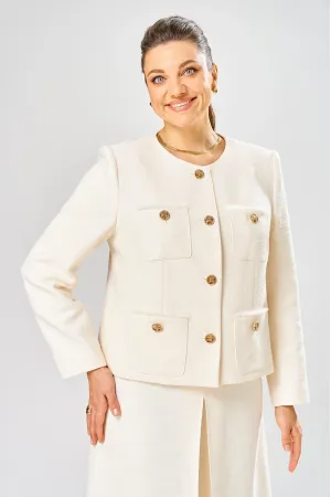 Пиджак Bonna Image 1039-1 молочный