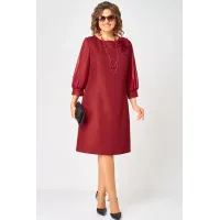 Платье Eva Grant 7310D красный