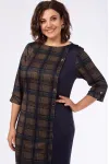 Платье Lady Style Classic 955-8 Синий с хаки Платье Lady Style Classic 955-8 Синий с хаки